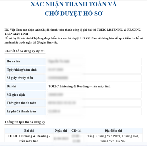 Hướng Dẫn Đăng Ký Thi Toeic 15 13