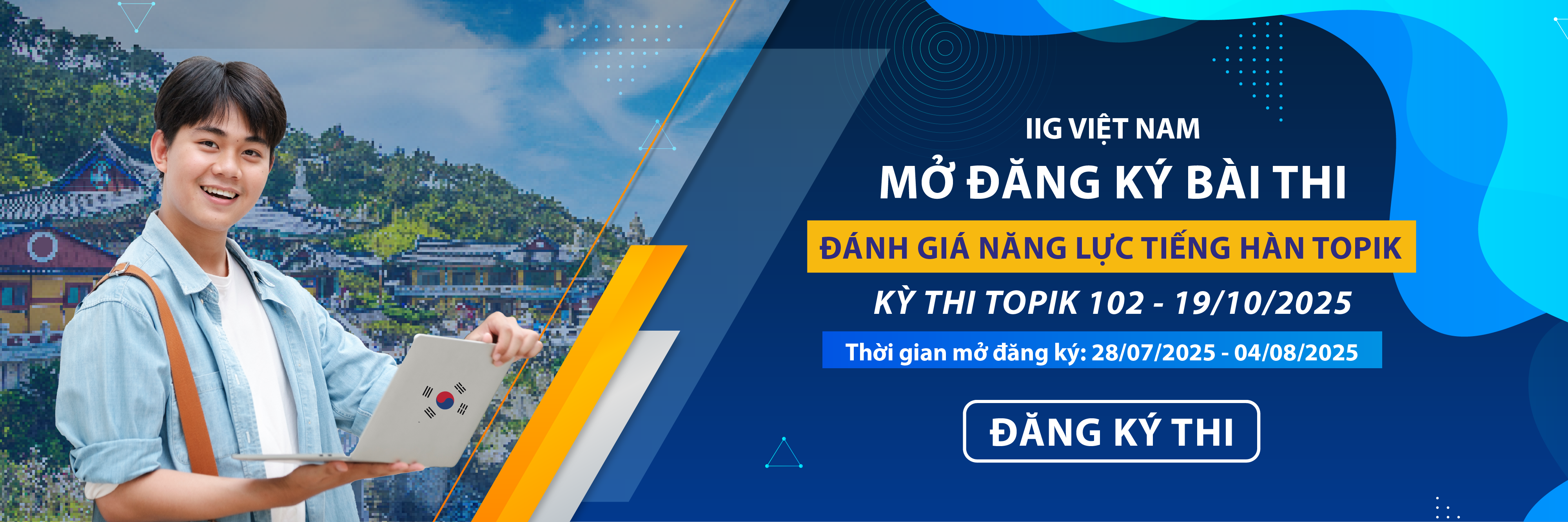 Thông báo kỳ thi năng lực Tiếng Hàn Topik 102