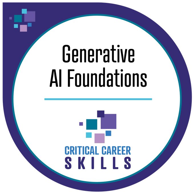 CCS (Critical Career Skills) - Generative AI Foundations